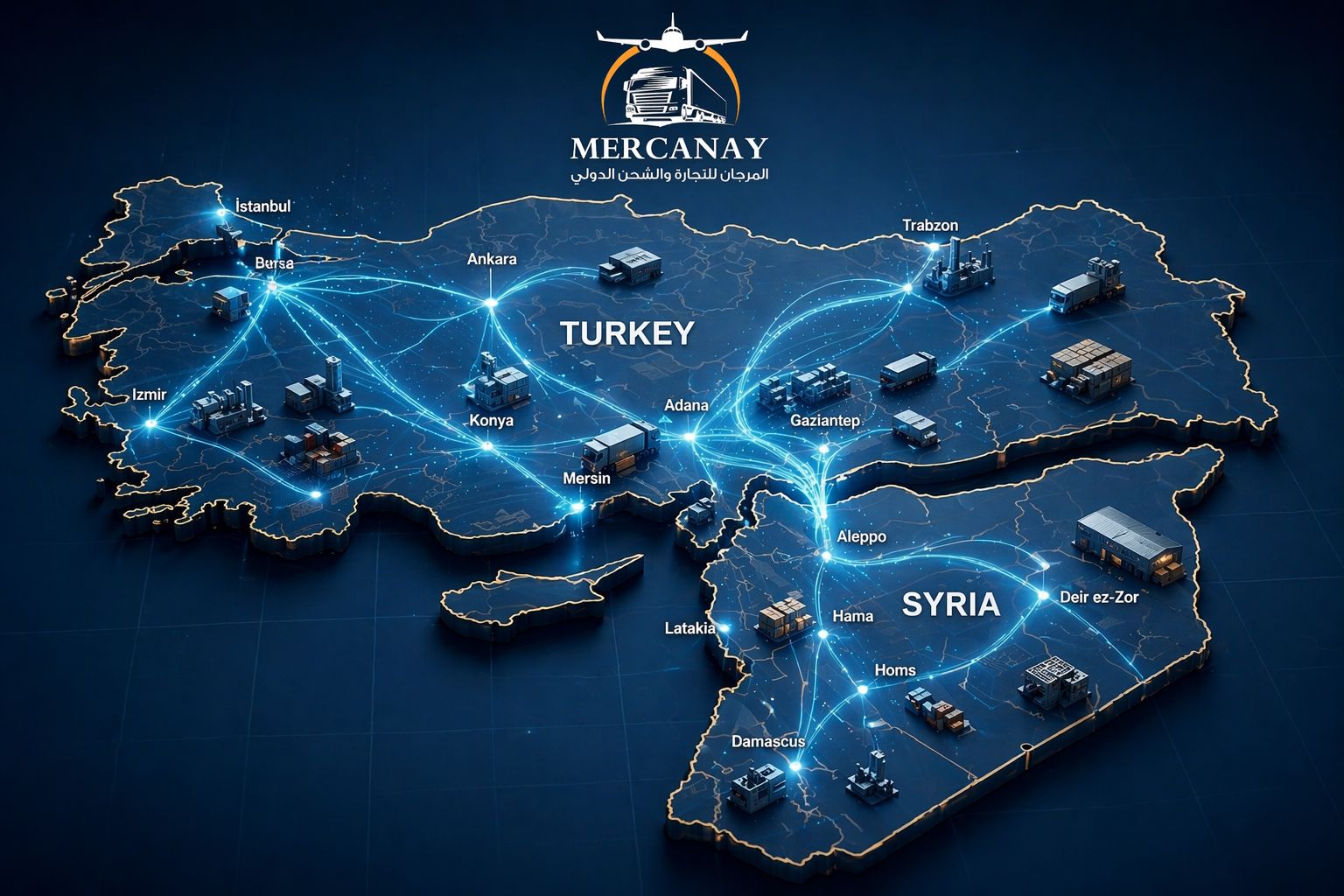 Shipping from Turkey to Syria | Mercanay International Shipping